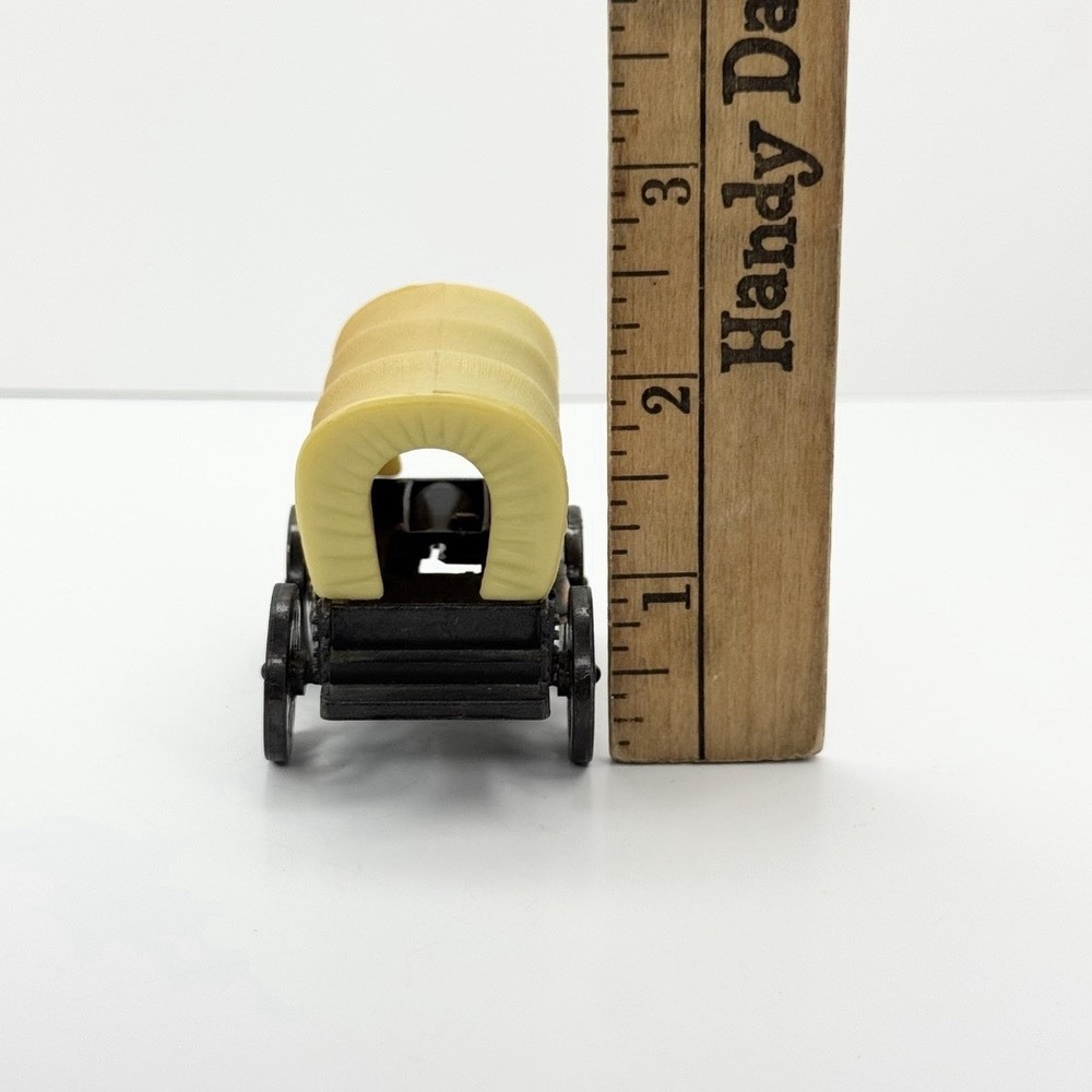Vintage Antique Finish Die-Cast Miniature Pencil Covered Wagon - Picture 10 of 11
